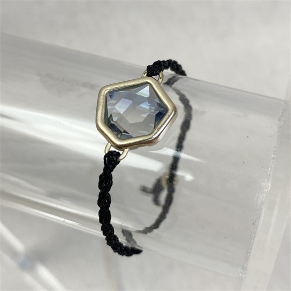 Kendra Scott Vanessa Friendship Bracelet in Steel Gray Ombré, Gold-Plate - Picture 1 of 5